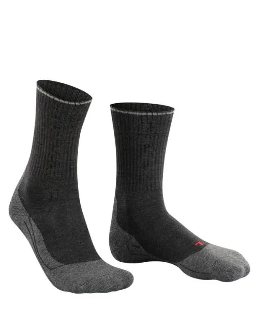 Men TK2 Explore Wool Silk Men Trekking Socks Anthramel FALKE Hiking Socks