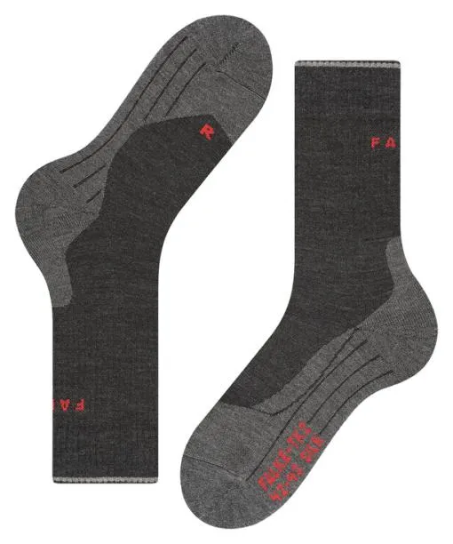 Men TK2 Explore Wool Silk Men Trekking Socks Anthramel FALKE Hiking Socks