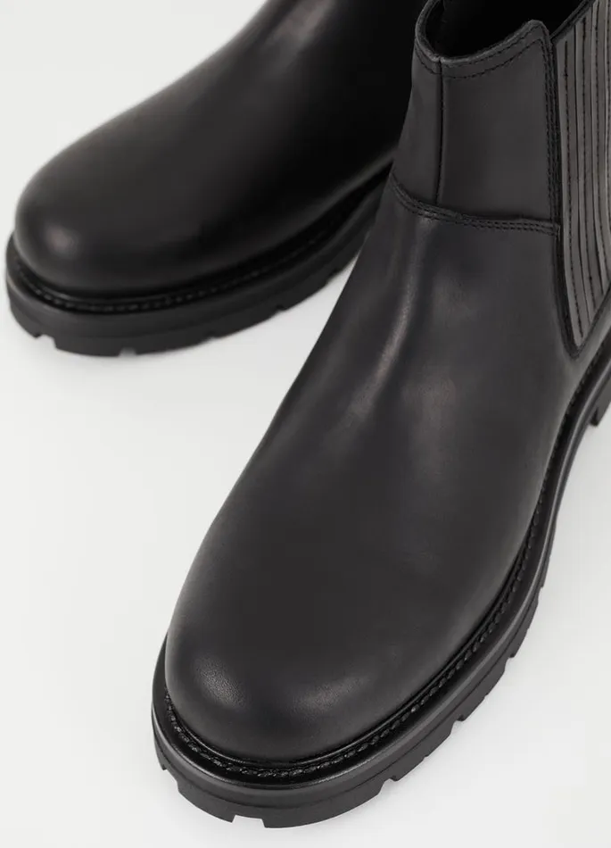 Men Vagabond Boots CAMERON BOOTS Black Oily Nubuck