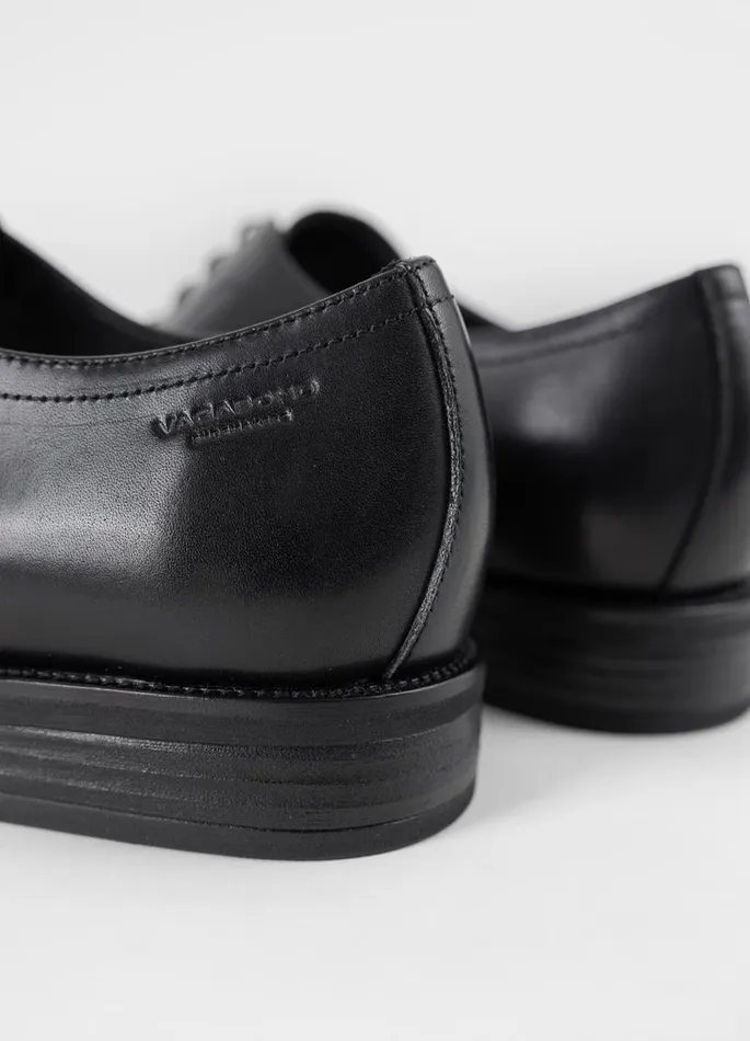Men Vagabond Shoes MARIO SHOES Black Leather