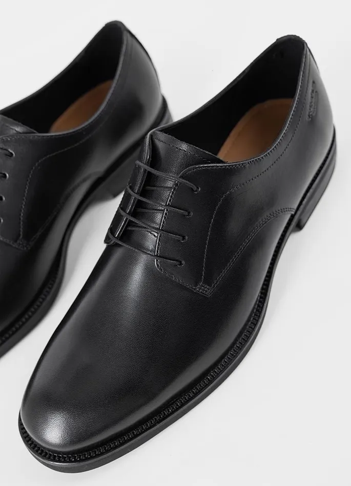 Men Vagabond Shoes MARIO SHOES Black Leather