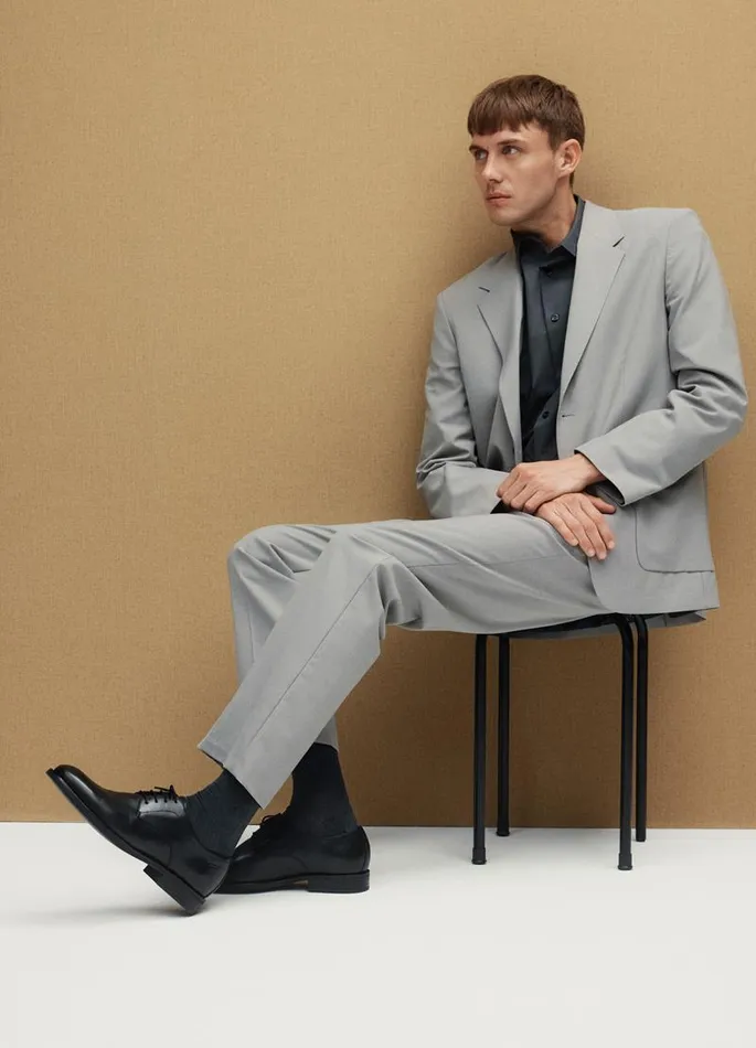 Men Vagabond Shoes MARIO SHOES Black Leather