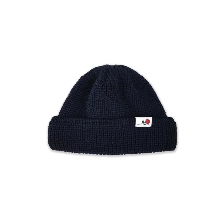 MenWomen BEANIES CAPS and SCARVES Vertere Berlin SHORT WOOL BEANIE ROSE 8211 NAVY MenWomen BEANIES CAPS and SCARVES Vertere Berlin SHORT WOOL BEANIE ROSE 8211 NAVY