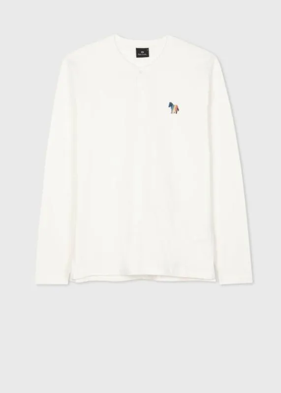 Mens 039Broad Stripe Zebra039 Henley Top Paul Smith TShirts