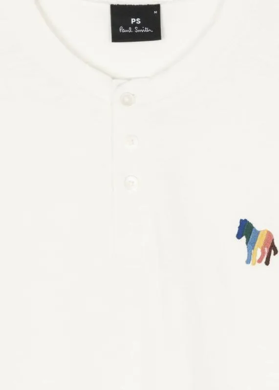 Mens 039Broad Stripe Zebra039 Henley Top Paul Smith TShirts Mens 039Broad Stripe Zebra039 Henley Top Paul Smith TShirts