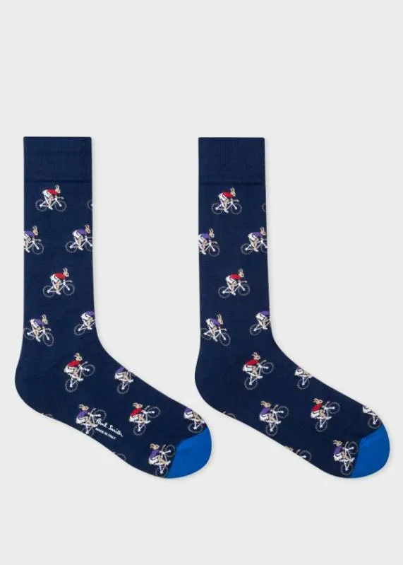 Mens 039Cycling Rabbits039 Motif Socks Three Pack Paul Smith Cycling Mens 039Cycling Rabbits039 Motif Socks Three Pack Paul Smith Cycling