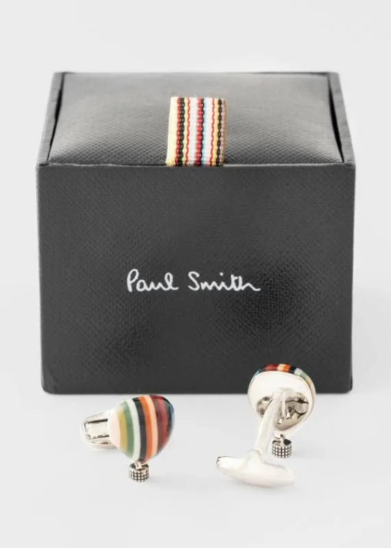 Mens 039Signature Stripe039 Hot Air Balloon Cufflinks Paul Smith Cufflinks Mens 039Signature Stripe039 Hot Air Balloon Cufflinks Paul Smith Cufflinks