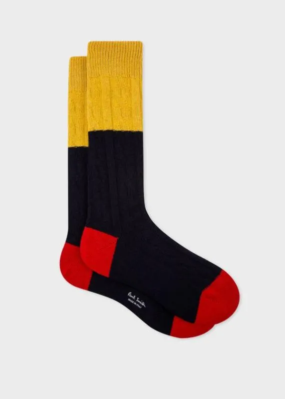 Mens Cable Knit Socks Paul Smith Socks