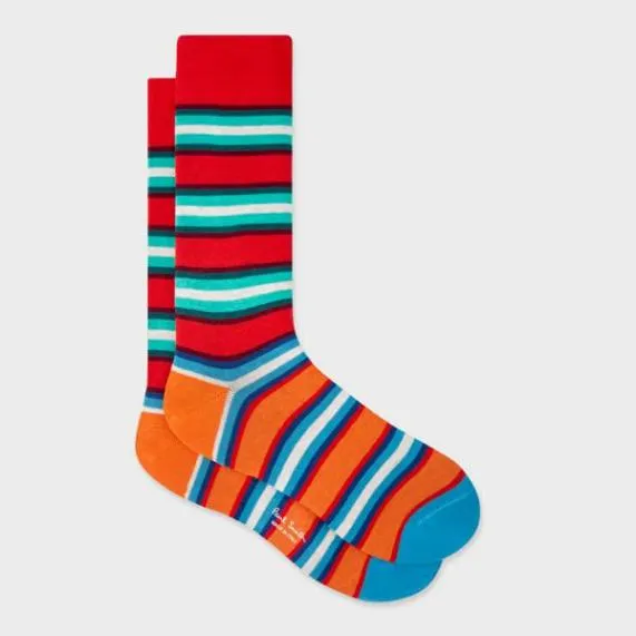 Mens Colour Block Stripe Socks Paul Smith Socks Mens Colour Block Stripe Socks Paul Smith Socks