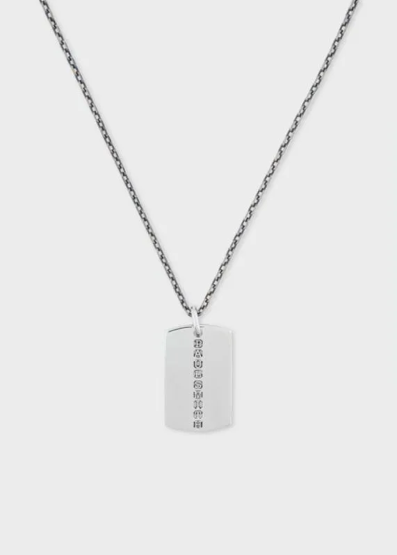 Mens Dog Tag Necklace Paul Smith Jewelery and Keyrings