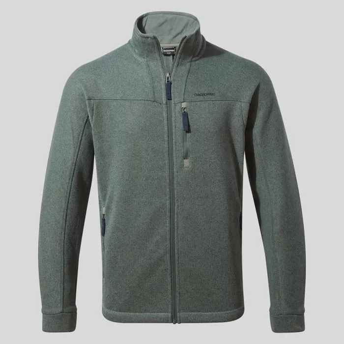 Mens Full Zip Fleece Craghoppers Torney II Full Zip Fleece Balsam Green Marl Mens Full Zip Fleece Craghoppers Torney II Full Zip Fleece Balsam Green Marl