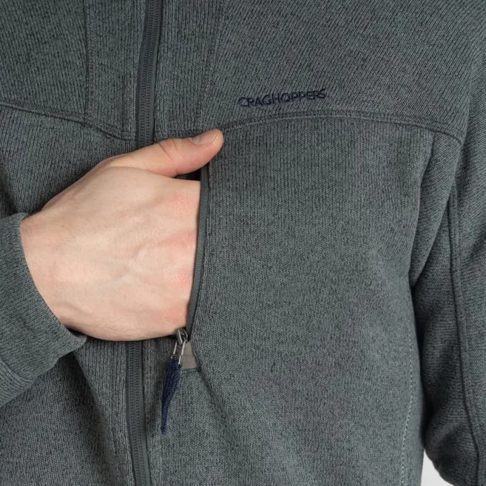 Mens Full Zip Fleece Craghoppers Torney II Full Zip Fleece Balsam Green Marl Mens Full Zip Fleece Craghoppers Torney II Full Zip Fleece Balsam Green Marl