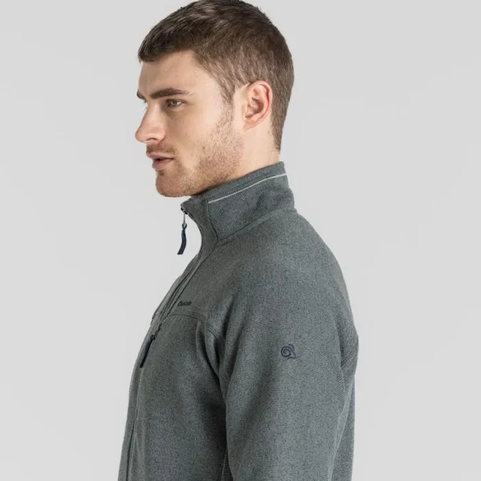 Mens Full Zip Fleece Craghoppers Torney II Full Zip Fleece Balsam Green Marl Mens Full Zip Fleece Craghoppers Torney II Full Zip Fleece Balsam Green Marl