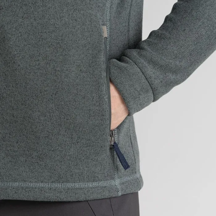 Mens Full Zip Fleece Craghoppers Torney II Full Zip Fleece Balsam Green Marl Mens Full Zip Fleece Craghoppers Torney II Full Zip Fleece Balsam Green Marl