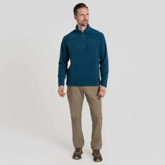 Mens Half Zip Fleece Craghoppers Corey VI Half Zip Fleece Tourmaline Blue Mens Half Zip Fleece Craghoppers Corey VI Half Zip Fleece Tourmaline Blue