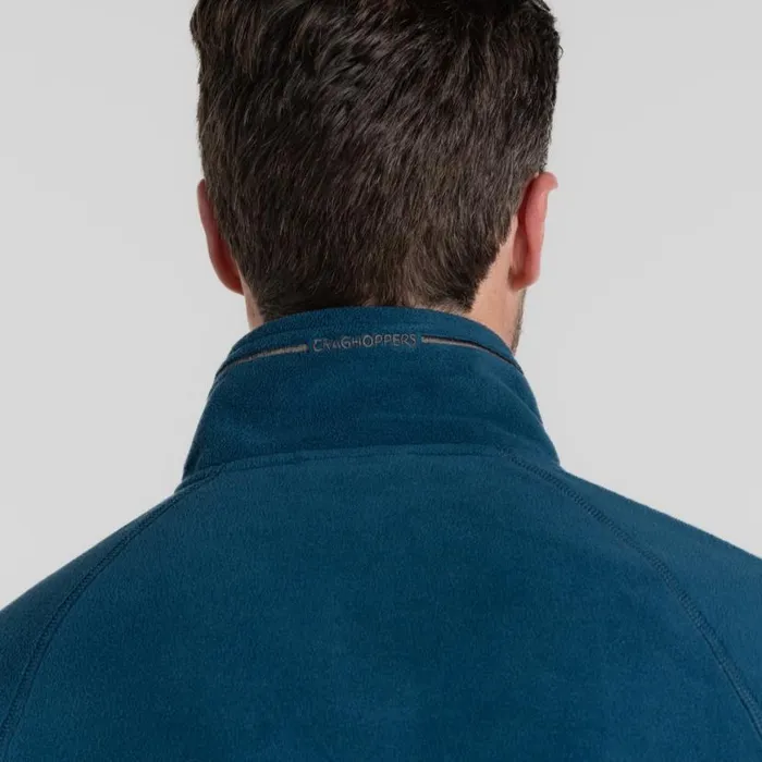 Mens Half Zip Fleece Craghoppers Corey VI Half Zip Fleece Tourmaline Blue Mens Half Zip Fleece Craghoppers Corey VI Half Zip Fleece Tourmaline Blue
