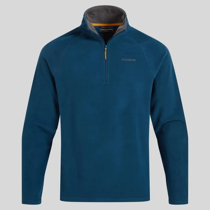 Mens Half Zip Fleece Craghoppers Corey VI Half Zip Fleece Tourmaline Blue Mens Half Zip Fleece Craghoppers Corey VI Half Zip Fleece Tourmaline Blue