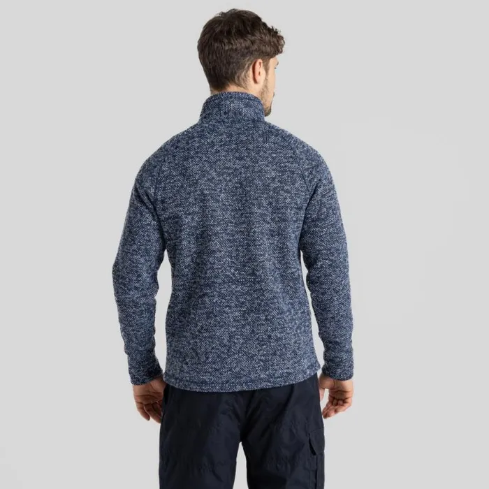 Mens Half Zip Fleece Craghoppers Rubeus Half Zip Fleece Blue Navy Marl Mens Half Zip Fleece Craghoppers Rubeus Half Zip Fleece Blue Navy Marl