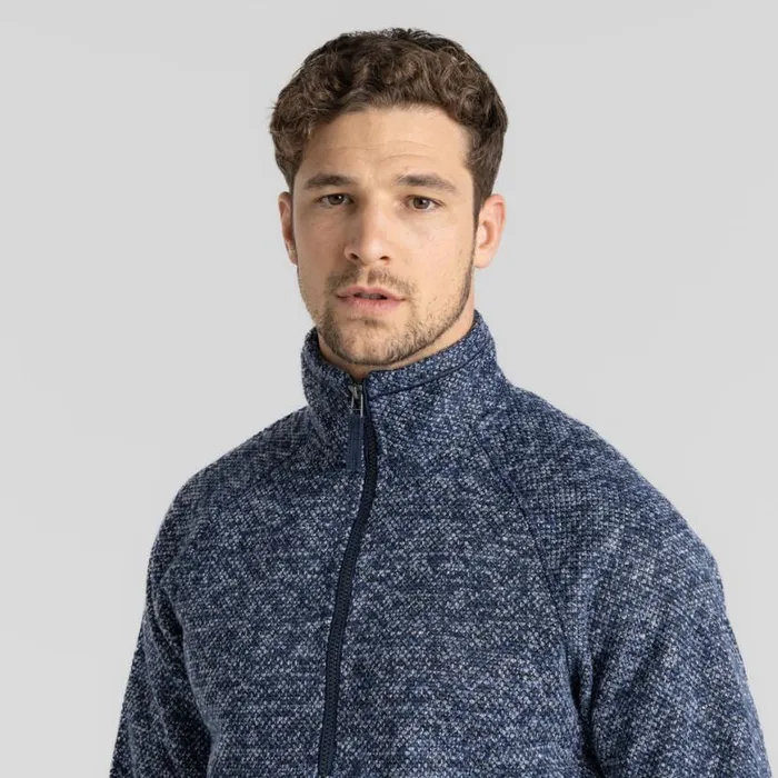 Mens Half Zip Fleece Craghoppers Rubeus Half Zip Fleece Blue Navy Marl Mens Half Zip Fleece Craghoppers Rubeus Half Zip Fleece Blue Navy Marl