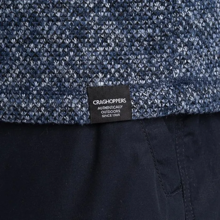 Mens Half Zip Fleece Craghoppers Rubeus Half Zip Fleece Blue Navy Marl Mens Half Zip Fleece Craghoppers Rubeus Half Zip Fleece Blue Navy Marl