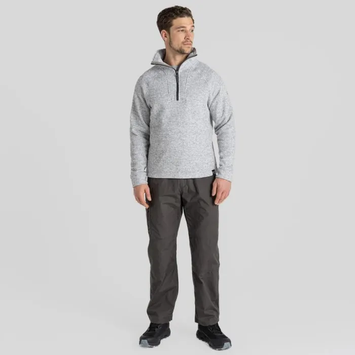 Mens Half Zip Fleece Craghoppers Wole Half Zip Fleece Soft Grey Marl Mens Half Zip Fleece Craghoppers Wole Half Zip Fleece Soft Grey Marl