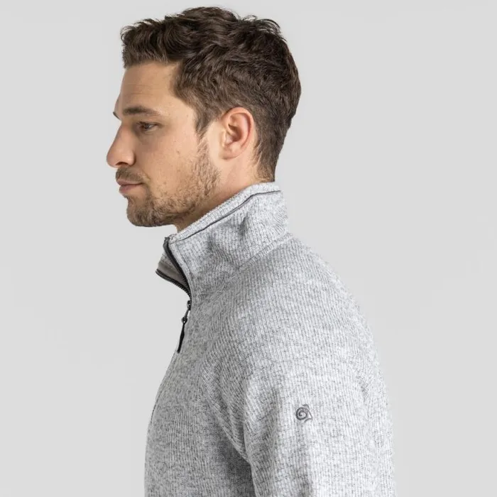 Mens Half Zip Fleece Craghoppers Wole Half Zip Fleece Soft Grey Marl Mens Half Zip Fleece Craghoppers Wole Half Zip Fleece Soft Grey Marl
