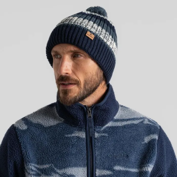 Mens Hats Craghoppers National Trust Brimham Hat Blue Navy Stripe
