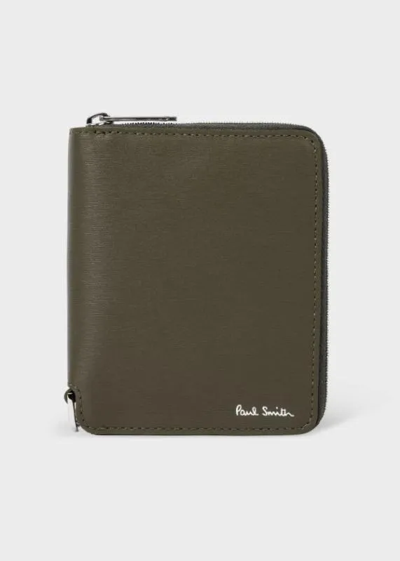 Mens Leather ZipAround Wallet Paul Smith Wallets