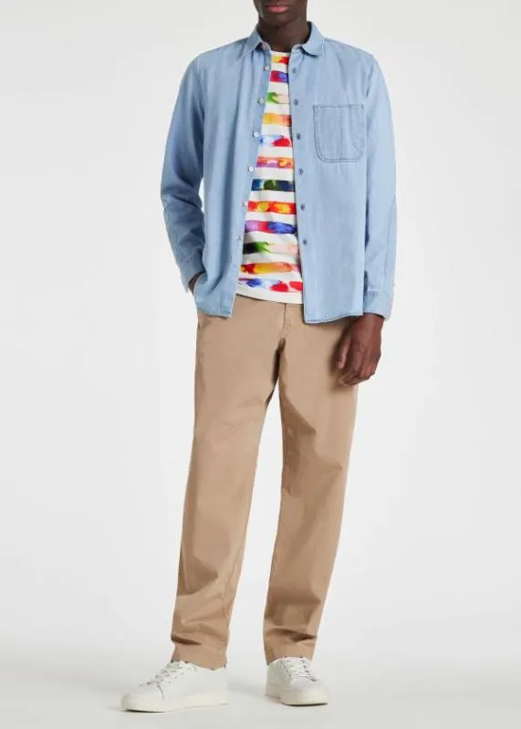 Mens LightWash Denim Shirt Paul Smith Shirts Mens LightWash Denim Shirt Paul Smith Shirts