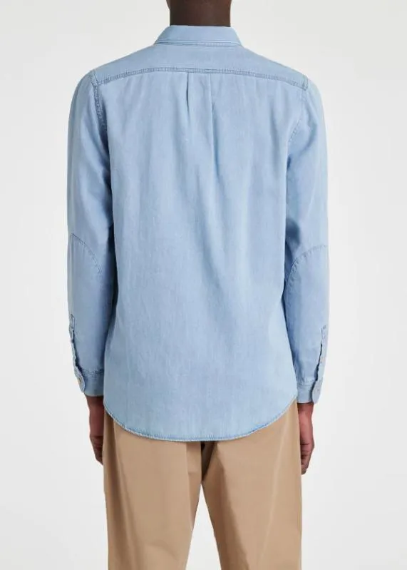 Mens LightWash Denim Shirt Paul Smith Shirts Mens LightWash Denim Shirt Paul Smith Shirts