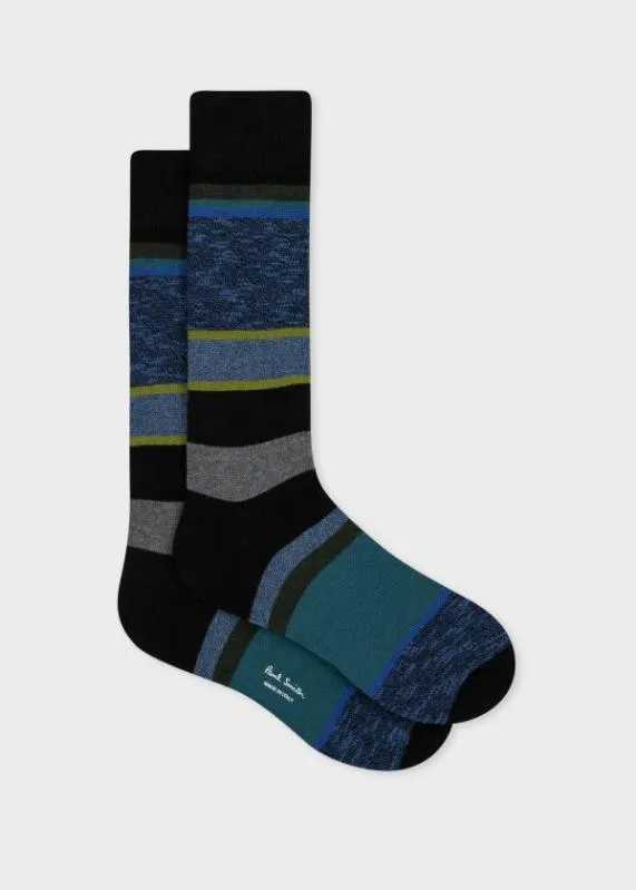 Mens Marl Stripe Socks Paul Smith Socks