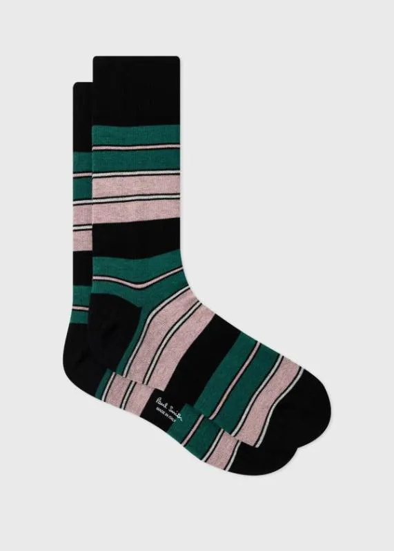 Mens Mix Stripe Socks Paul Smith Socks
