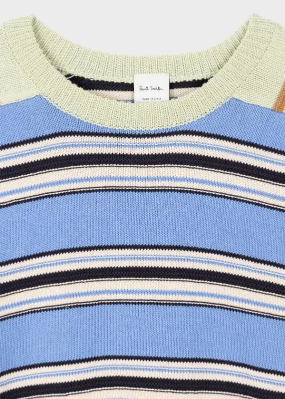 Mens MixUp Stripe CottonBlend Sweater Paul Smith Sweaters