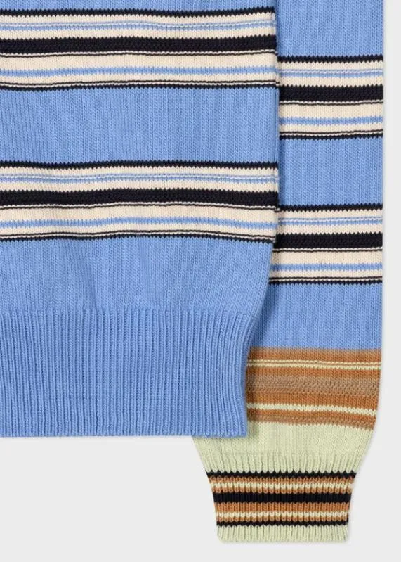Mens MixUp Stripe CottonBlend Sweater Paul Smith Sweaters Mens MixUp Stripe CottonBlend Sweater Paul Smith Sweaters