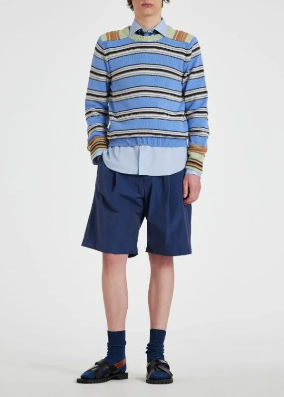 Mens MixUp Stripe CottonBlend Sweater Paul Smith Sweaters Mens MixUp Stripe CottonBlend Sweater Paul Smith Sweaters