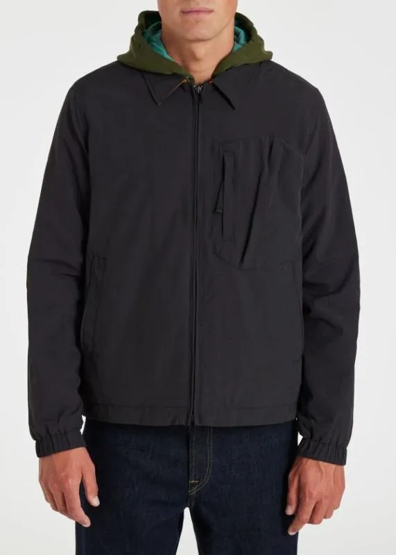 Mens Recycled Nylon Zip Jacket Paul Smith Coats and Jackets Mens Recycled Nylon Zip Jacket Paul Smith Coats and Jackets