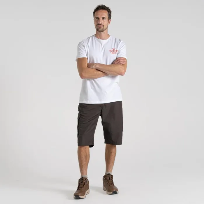 Mens Shorts Craghoppers Kiwi Long Shorts Bark Mens Shorts Craghoppers Kiwi Long Shorts Bark