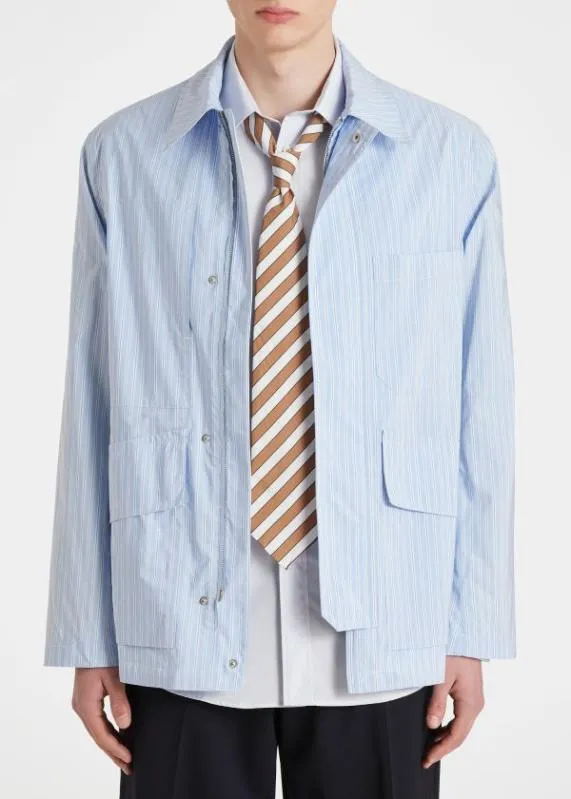 Mens Stripe CottonBlend Jacket Paul Smith Coats and Jackets Mens Stripe CottonBlend Jacket Paul Smith Coats and Jackets