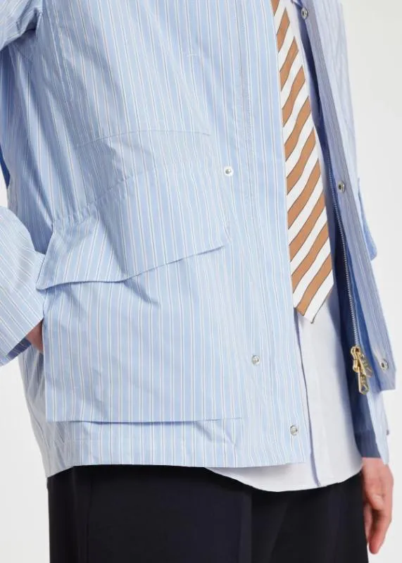 Mens Stripe CottonBlend Jacket Paul Smith Coats and Jackets Mens Stripe CottonBlend Jacket Paul Smith Coats and Jackets