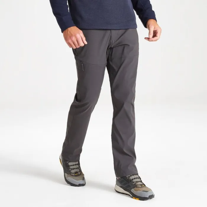 Mens Walking Trousers Craghoppers Kiwi Pro II Trousers Dark Lead