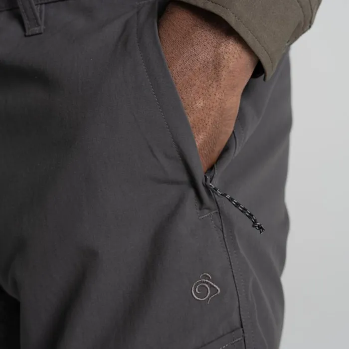 Mens Walking Trousers Craghoppers NosiLife Adventure Trouser Black Pepper Mens Walking Trousers Craghoppers NosiLife Adventure Trouser Black Pepper
