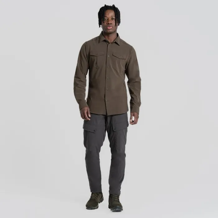 Mens Walking Trousers Craghoppers NosiLife Adventure Trouser Black Pepper Mens Walking Trousers Craghoppers NosiLife Adventure Trouser Black Pepper