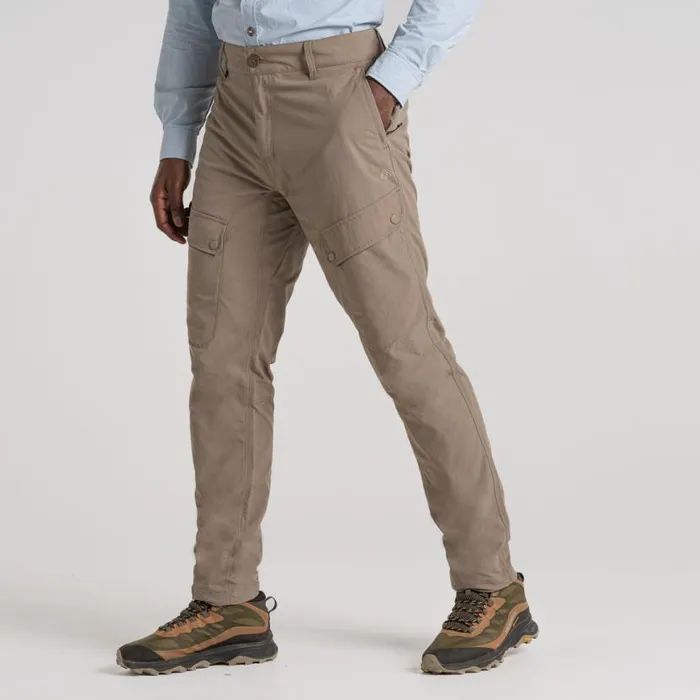 Mens Walking Trousers Craghoppers NosiLife Adventure Trouser Pebble