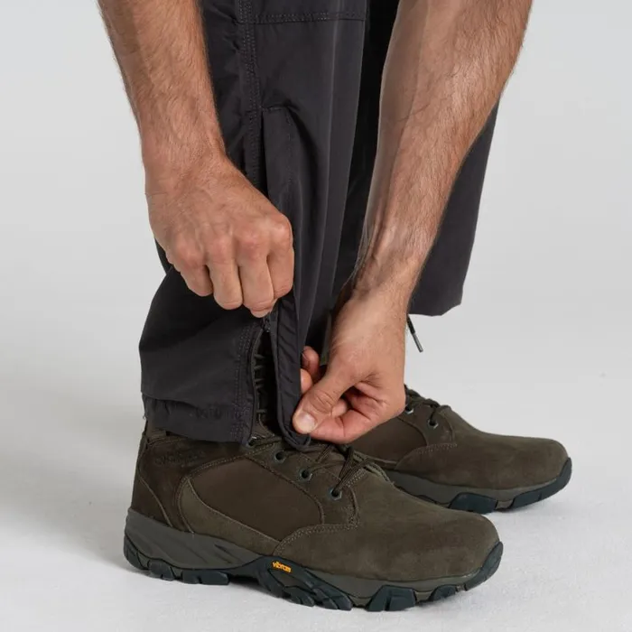 Mens Walking Trousers Craghoppers NosiLife Convertible Cargo Trouser III Black Pepper Mens Walking Trousers Craghoppers NosiLife Convertible Cargo Trouser III Black Pepper