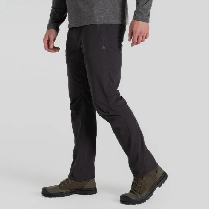 Mens Walking Trousers Craghoppers NosiLife Pro Trouser III Black Pepper