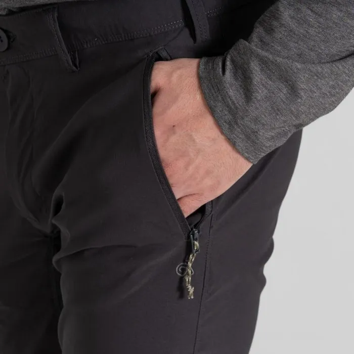 Mens Walking Trousers Craghoppers NosiLife Pro Trouser III Black Pepper Mens Walking Trousers Craghoppers NosiLife Pro Trouser III Black Pepper