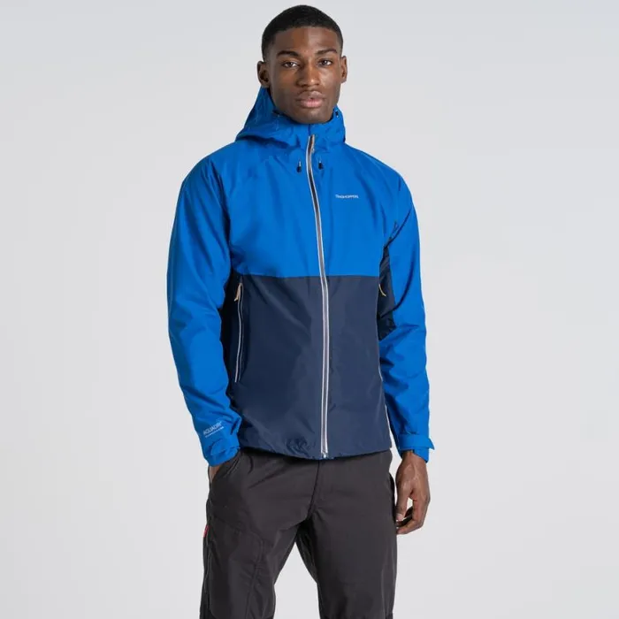 Mens Waterproof Jackets Craghoppers Atlas Waterproof Jacket Bolt Blue Blue Navy