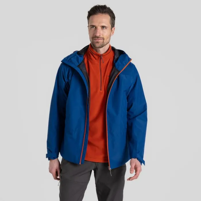 Mens Waterproof Jackets Craghoppers Creevey Waterproof Jacket Linckia Blue Mens Waterproof Jackets Craghoppers Creevey Waterproof Jacket Linckia Blue