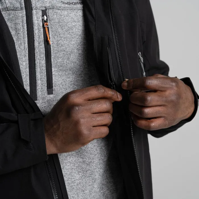 Mens Waterproof Jackets Craghoppers Dynamic Pro II Waterproof Jacket Black Mens Waterproof Jackets Craghoppers Dynamic Pro II Waterproof Jacket Black