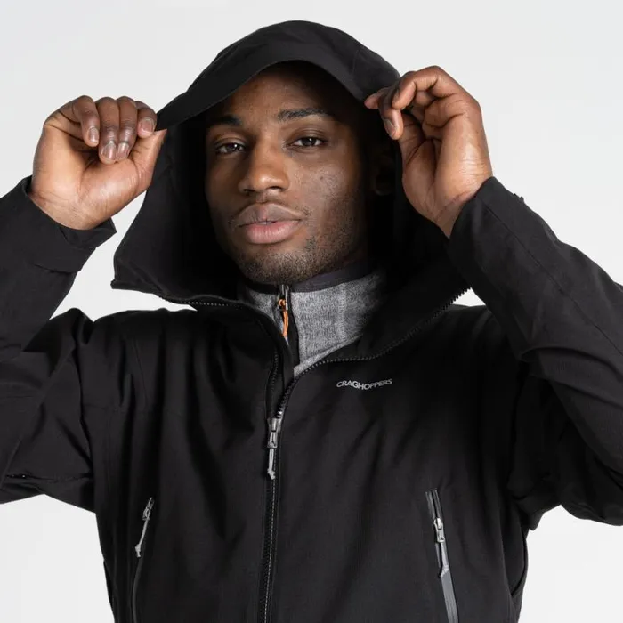 Mens Waterproof Jackets Craghoppers Dynamic Pro II Waterproof Jacket Black Mens Waterproof Jackets Craghoppers Dynamic Pro II Waterproof Jacket Black